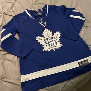 Fanatics Toronto Maple Leafs Blue and White Hockey Jersey